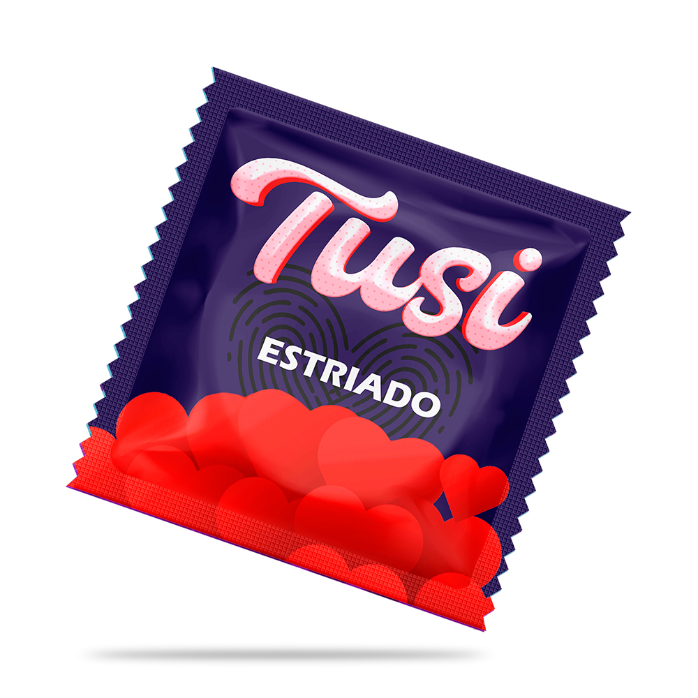 ESTRIADO – PRESERVATIVOS TUSI